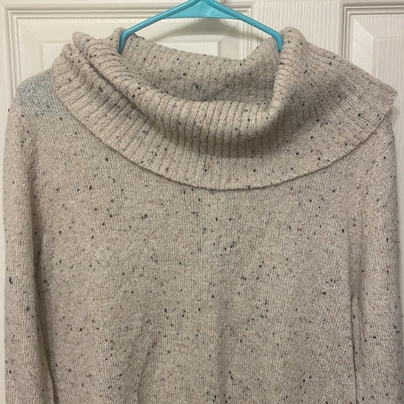 Fortune & Ivy NWT Creamish gray with black and tan specks with sparkles-Large - Picture 2 of 7